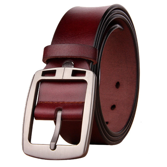 Cowhide Young And Middle-aged Retro Men's Belt