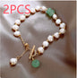Women Irregular Freshwater Pearl Adjustable Bracelet